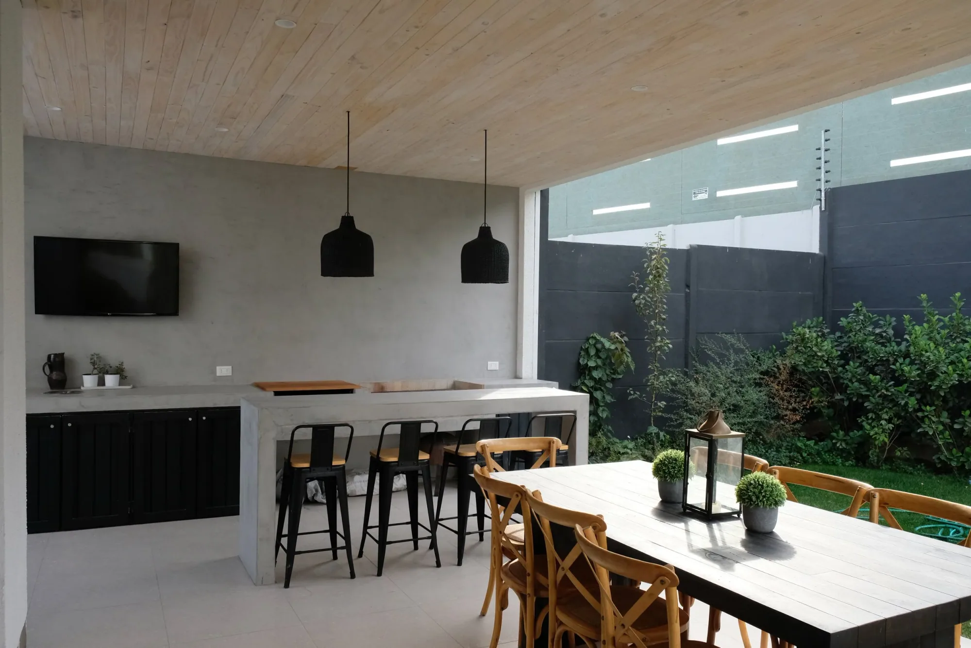 A barbecue house built by Bauen