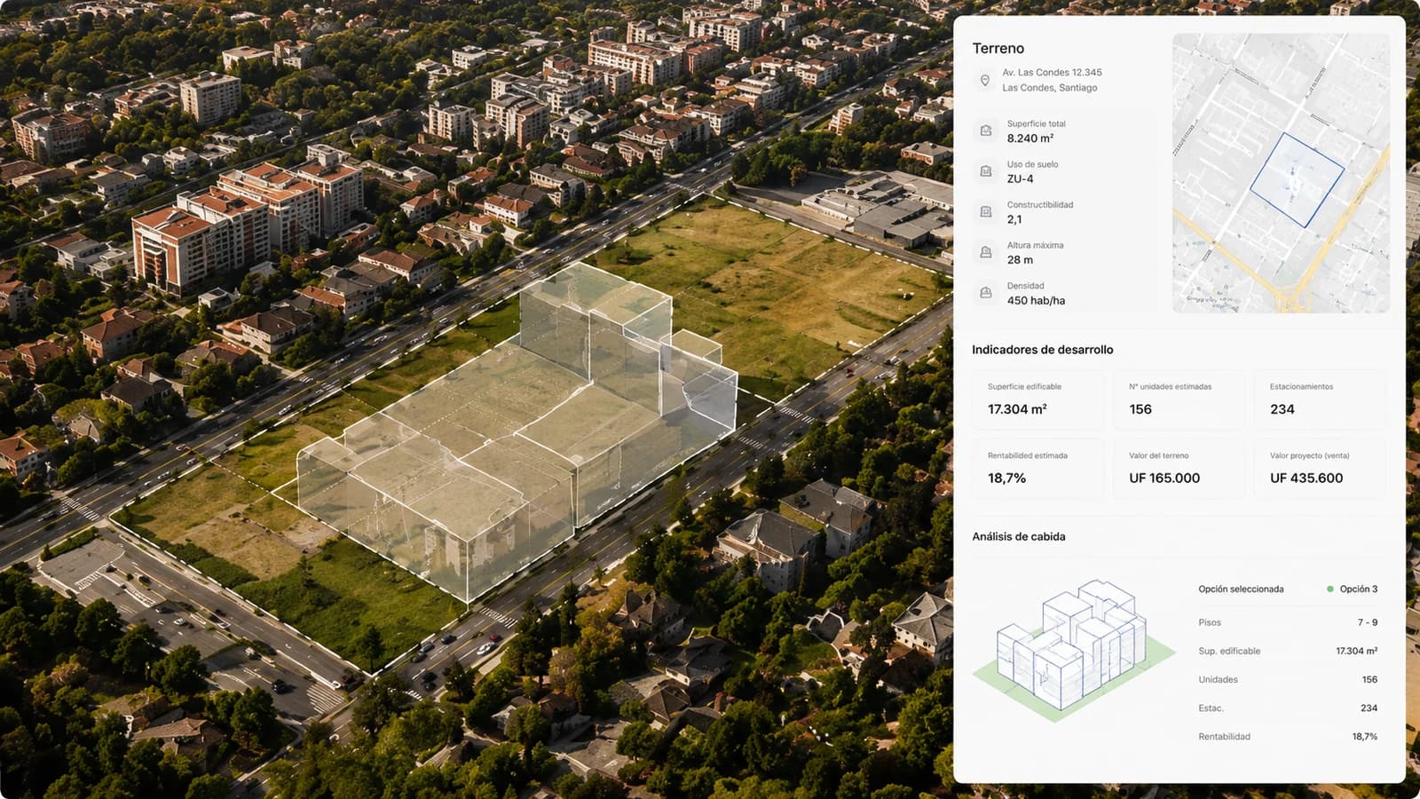 REAL ESTATE EVALUATOR, a view of the project